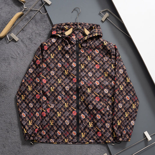 251230 New high-quality full-print windproof jacket