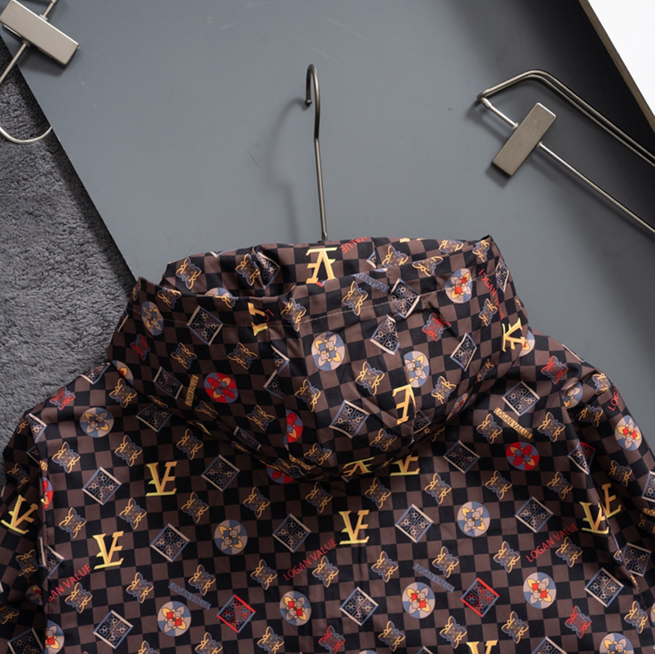 251230 New high-quality full-print windproof jacket