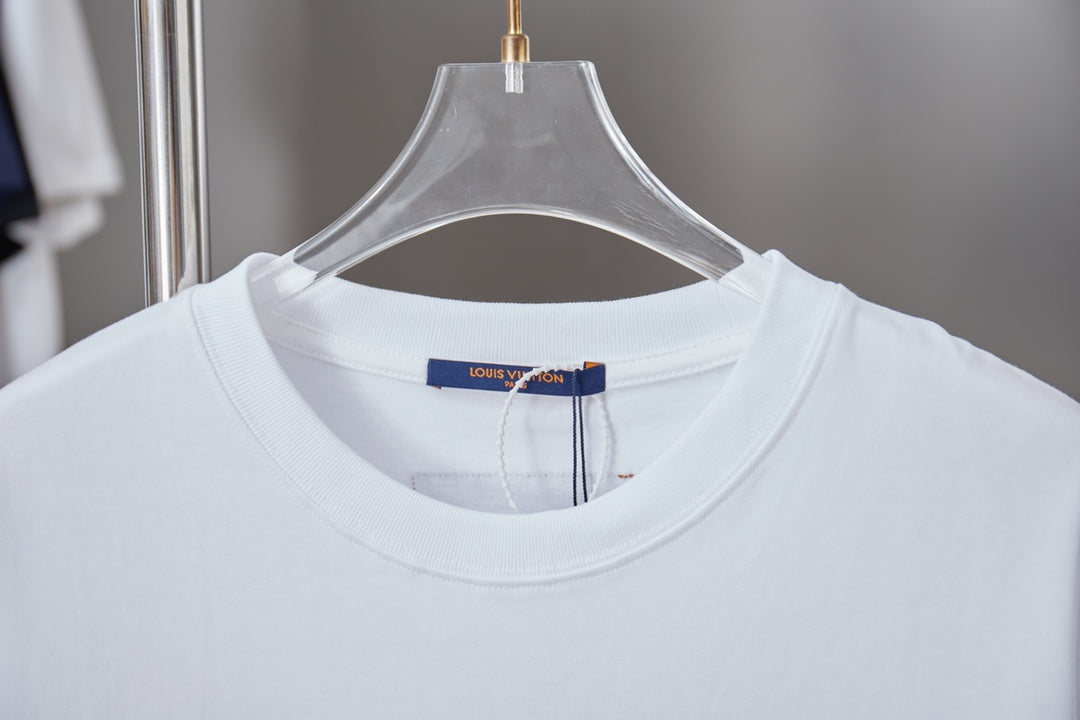 251230 New high-quality color digital letter short-sleeved shirt