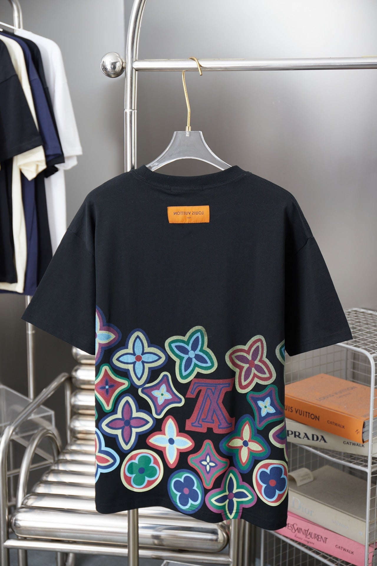 251230 New high-quality color digital letter short-sleeved shirt