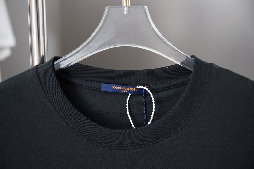251230 New high-quality color digital letter short-sleeved shirt