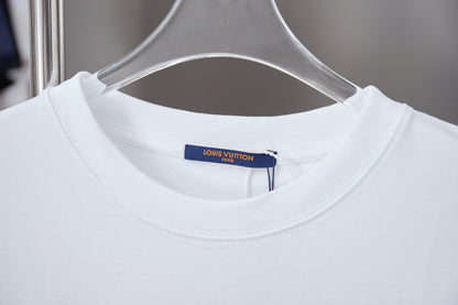 260106 New high-quality embroidered T-shirt in the same color