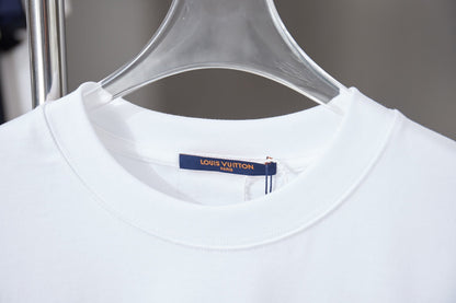 260106 New high-quality patchwork letter graffiti T-shirt