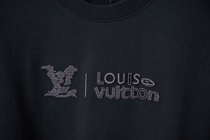 260106 New high-quality embroidered T-shirt with the same color letters