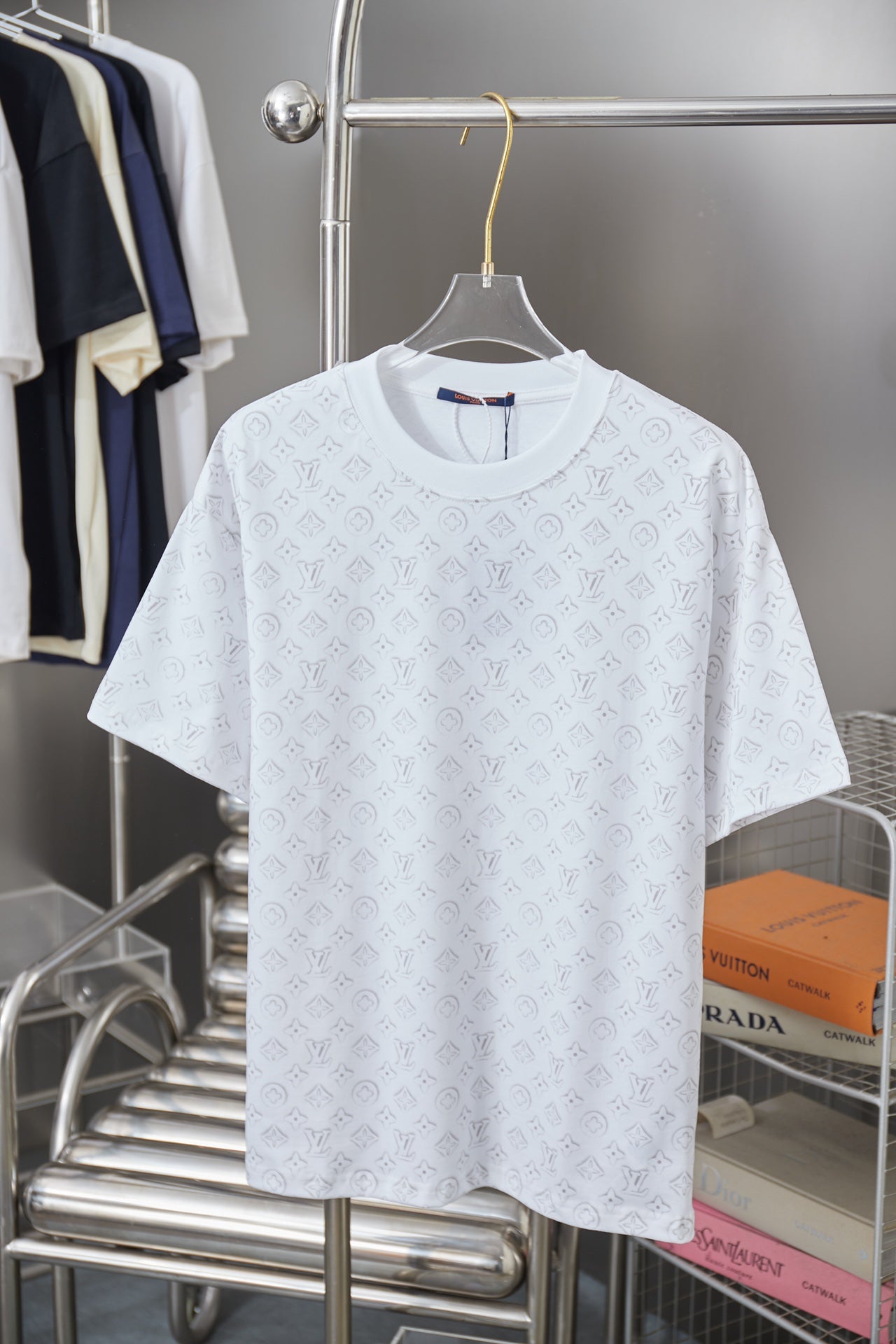 260106 New high-quality T-shirt with fully printed letters