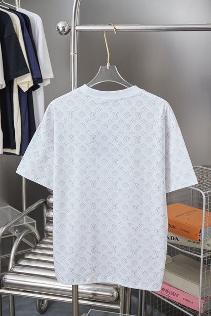 260106 New high-quality T-shirt with fully printed letters