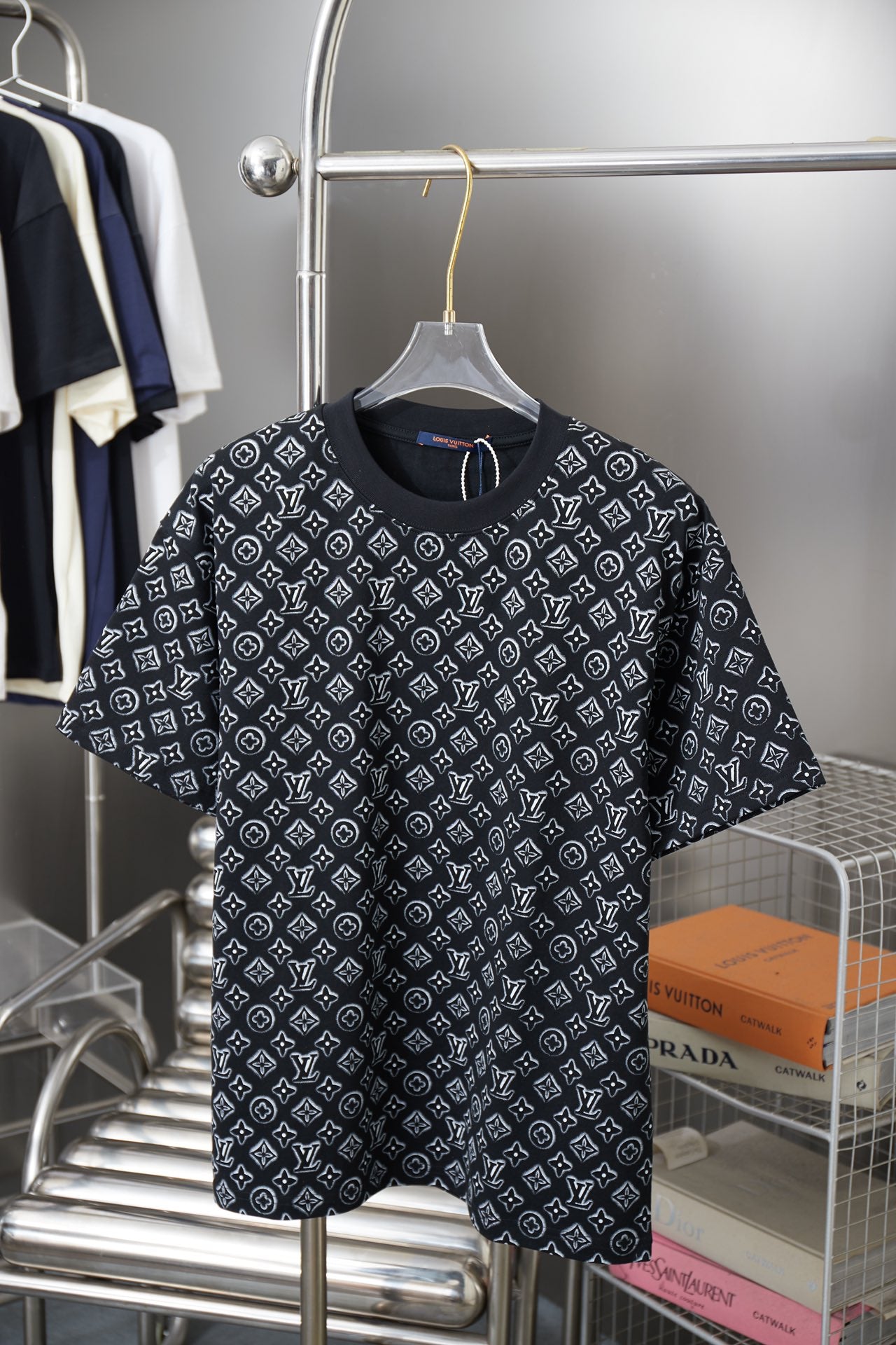 260106 New high-quality T-shirt with fully printed letters