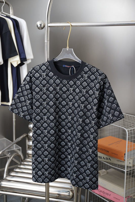 260106 New high-quality T-shirt with fully printed letters