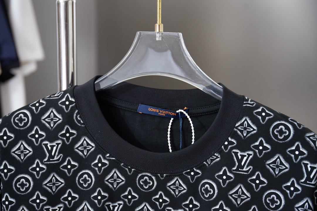 260106 New high-quality T-shirt with fully printed letters
