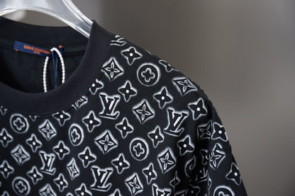 260106 New high-quality T-shirt with fully printed letters