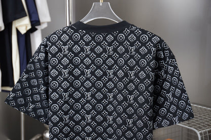 260106 New high-quality T-shirt with fully printed letters
