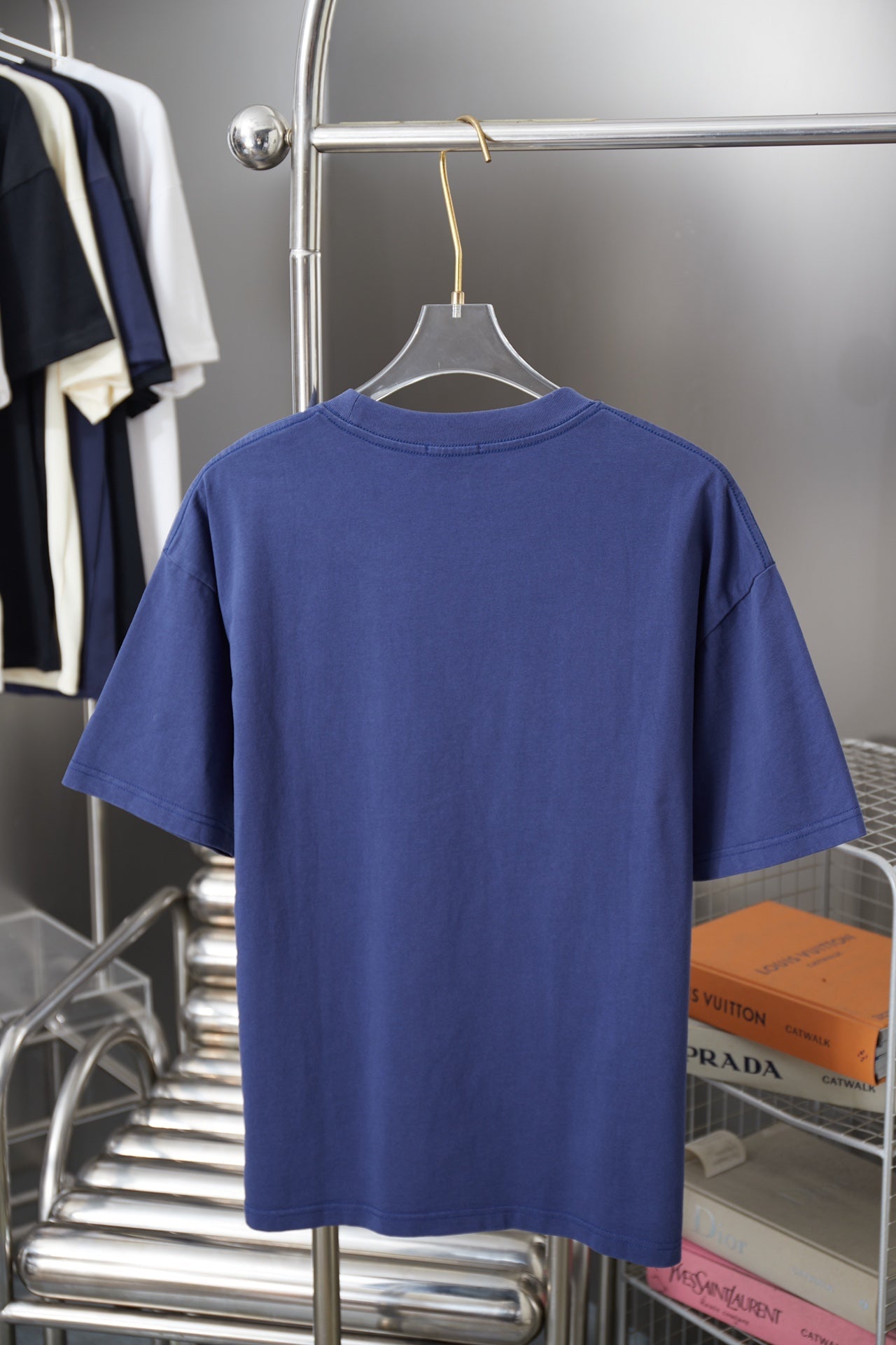 260106 New high-quality patchwork embroidered feature T-shirt
