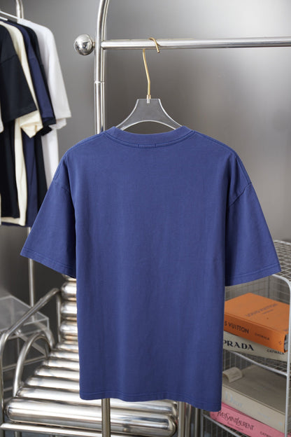 260106 New high-quality patchwork embroidered feature T-shirt