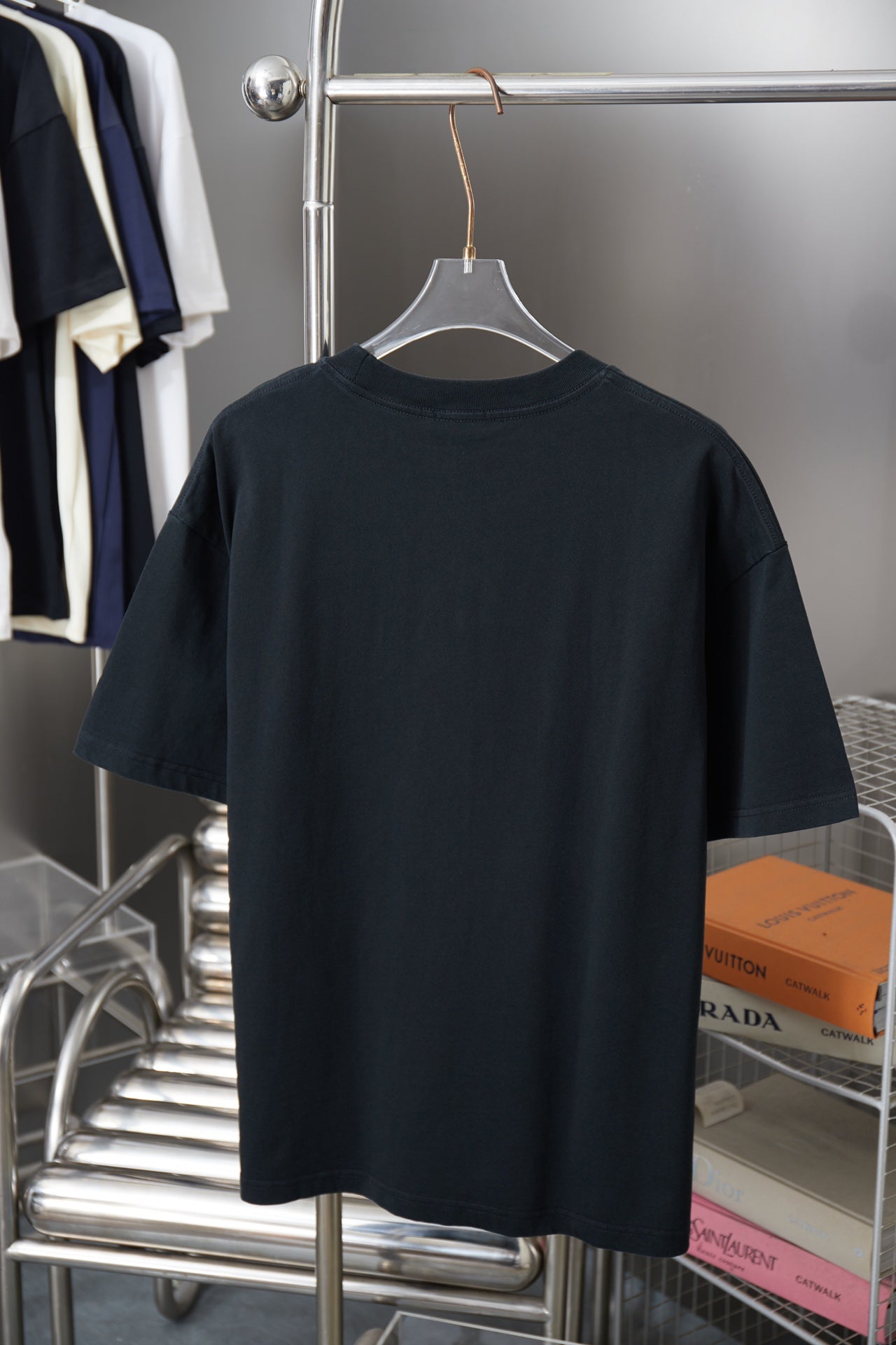 260106 New high-quality patchwork embroidered feature T-shirt
