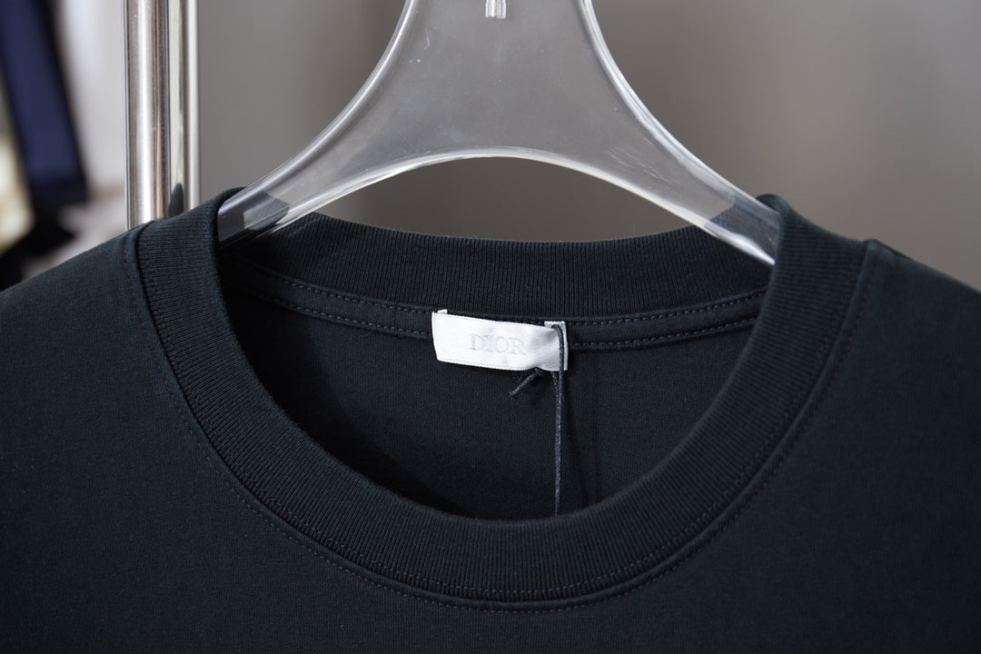 260106 New high-quality patchwork embroidered feature T-shirt