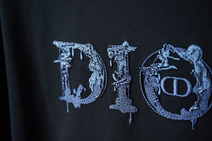260106 New high-quality patchwork embroidered feature T-shirt