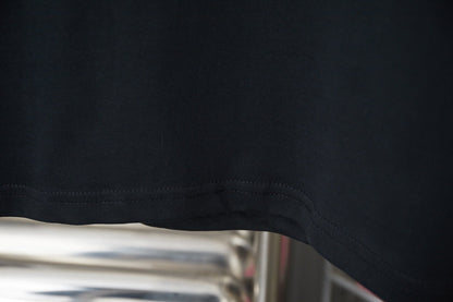 260106 New high-quality T-shirt with iron tower and river pattern