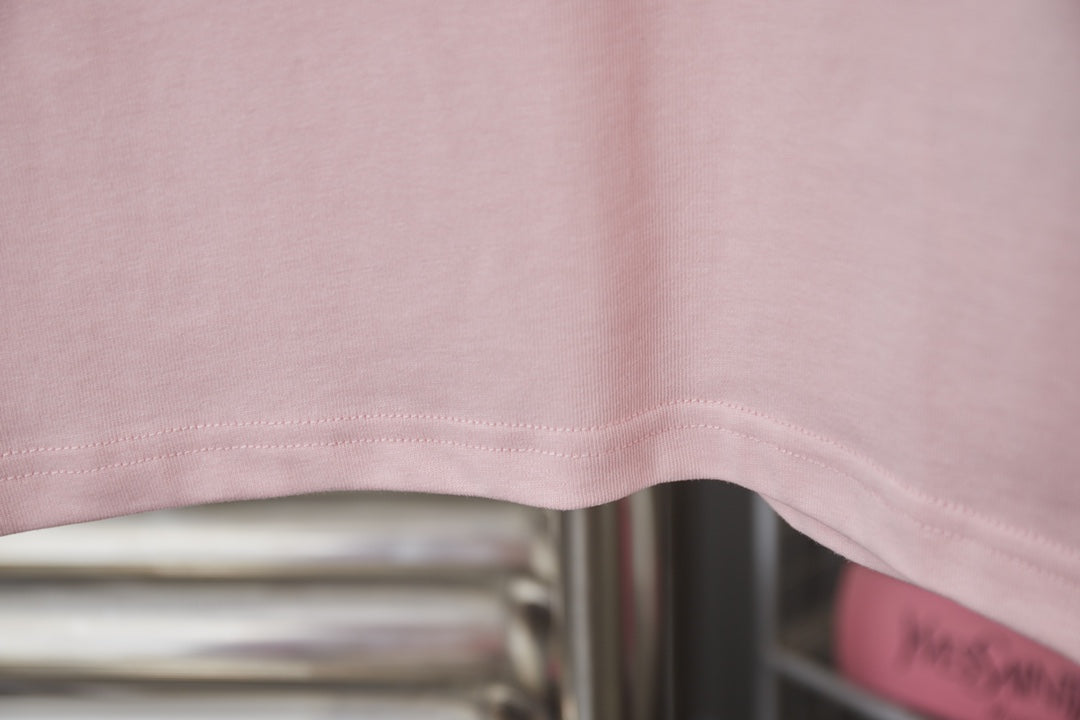 260106 New high-quality T-shirt with iron tower and river pattern