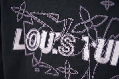 260106 New high-quality embroidered letter T-shirt