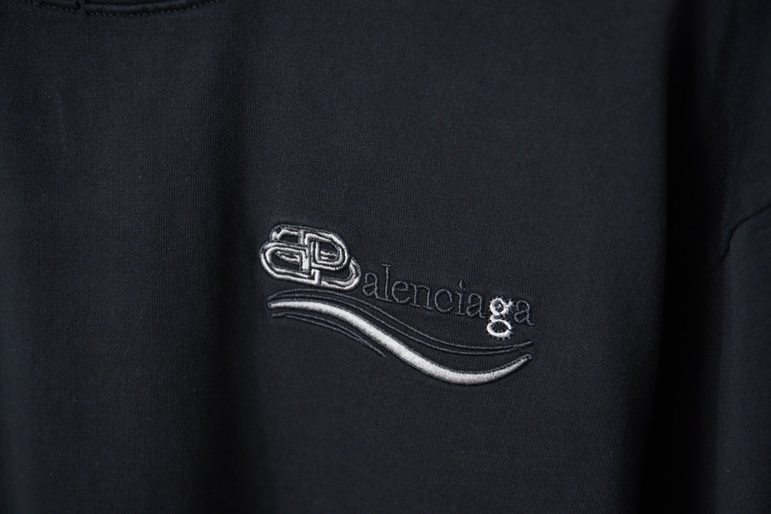 260106 New high-quality lettered distressed T-shirt