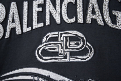 260106 New high-quality lettered distressed T-shirt
