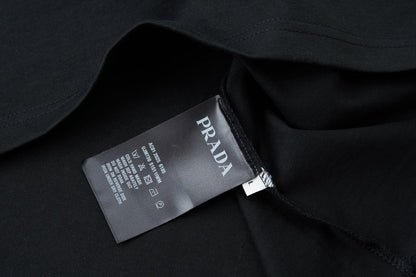 260106 New high-quality classic leather brand pocket T-shirt