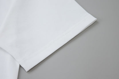 260106 New high-quality classic leather brand pocket T-shirt