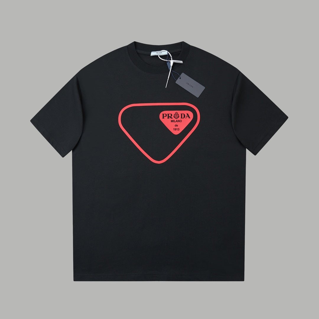 260106 New high-quality classic letter silicone T-shirt