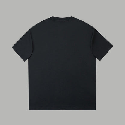 260106 New high-quality classic letter silicone T-shirt