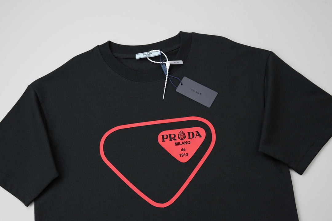 260106 New high-quality classic letter silicone T-shirt