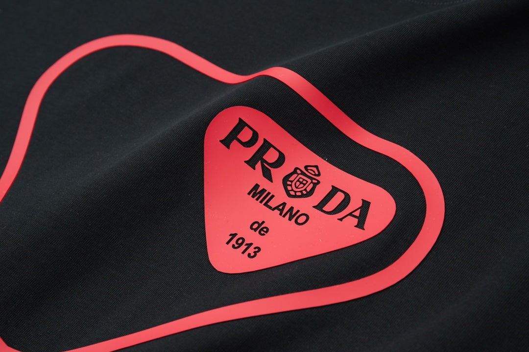260106 New high-quality classic letter silicone T-shirt