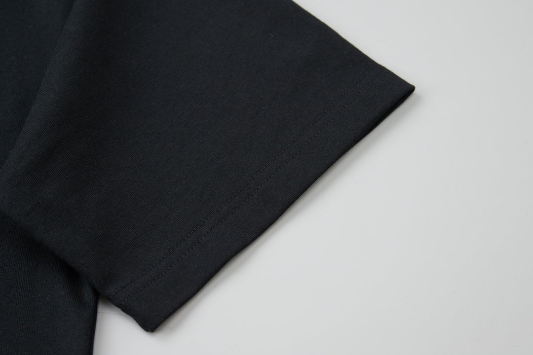 260106 New high-quality classic letter silicone T-shirt