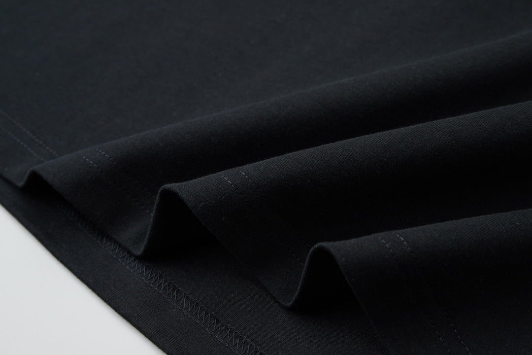 260106 New high-quality classic letter silicone T-shirt