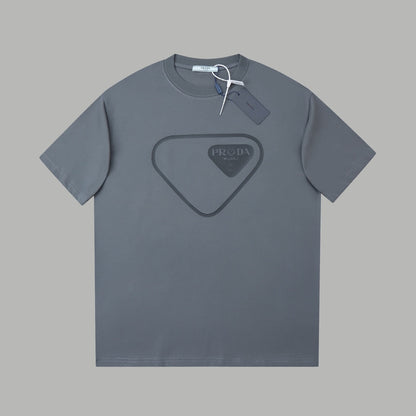 260106 New high-quality classic letter silicone T-shirt