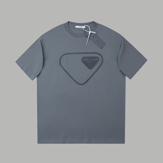 260106 New high-quality classic letter silicone T-shirt