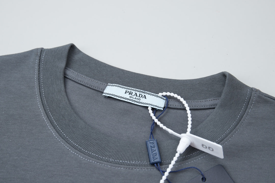 260106 New high-quality classic letter silicone T-shirt