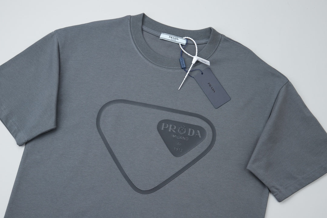 260106 New high-quality classic letter silicone T-shirt
