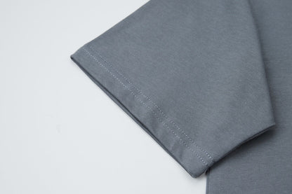 260106 New high-quality classic letter silicone T-shirt