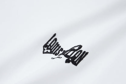 260106 New high-quality letter towel fabric hot diamond T-shirt