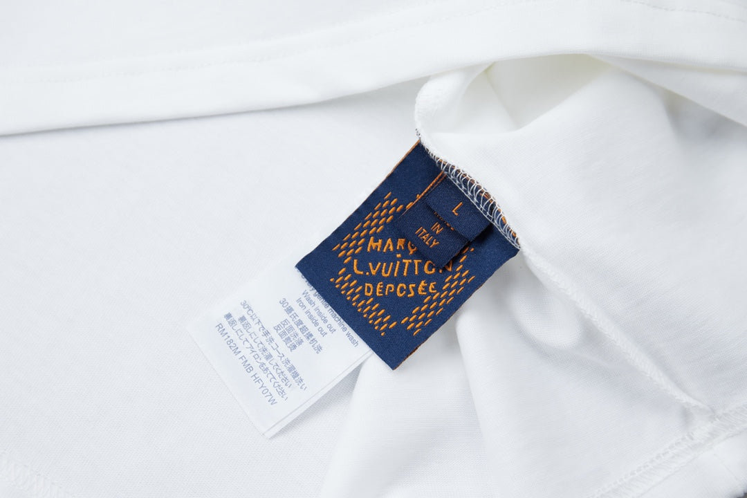 260106 New high-quality sunflower-patterned diamond T-shirt