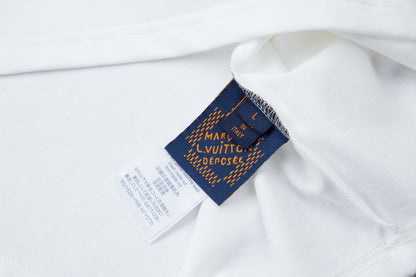 260106 New high-quality sunflower-patterned diamond T-shirt