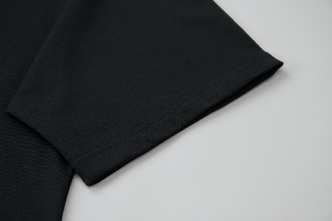 260106 New high-quality sunflower-patterned diamond T-shirt