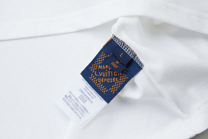 260106 New high-quality three-dimensional thick plate letter T-shirt