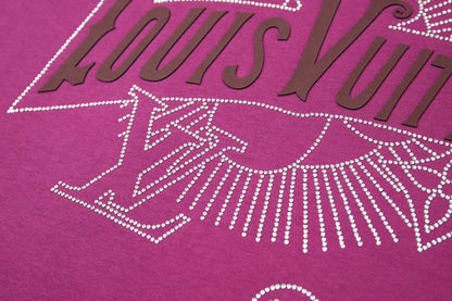 260106 New high-quality three-dimensional thick plate letter T-shirt