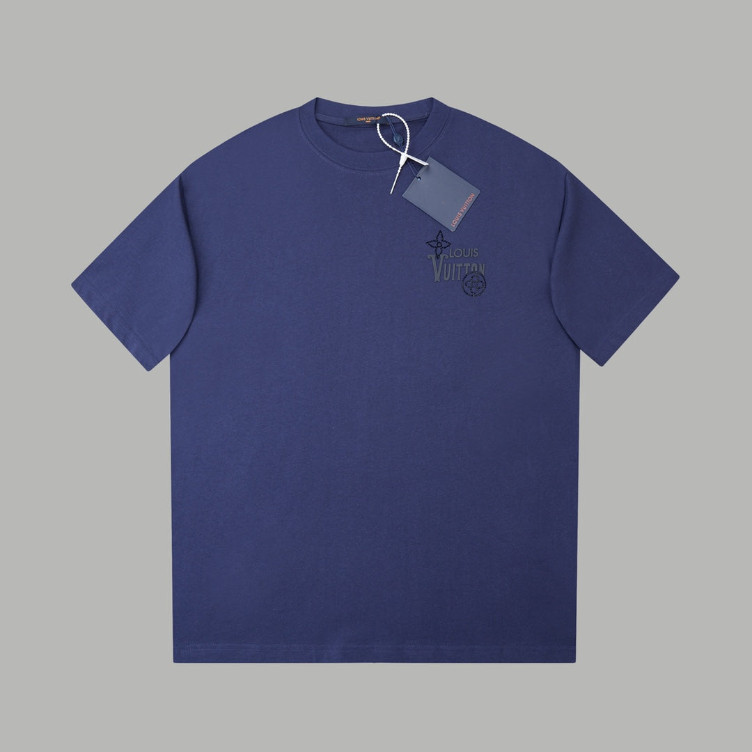 260106 New high-quality three-dimensional thick plate letter T-shirt