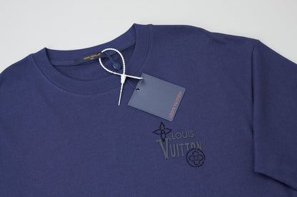 260106 New high-quality three-dimensional thick plate letter T-shirt