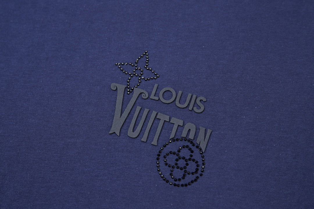 260106 New high-quality three-dimensional thick plate letter T-shirt