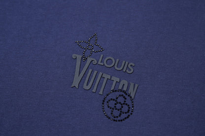 260106 New high-quality three-dimensional thick plate letter T-shirt