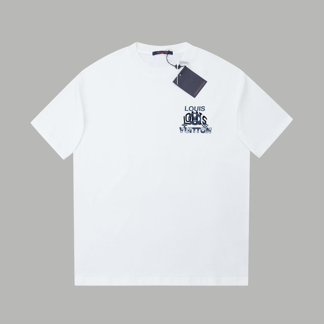 260106 New high-quality three-dimensional thick plate letter T-shirt