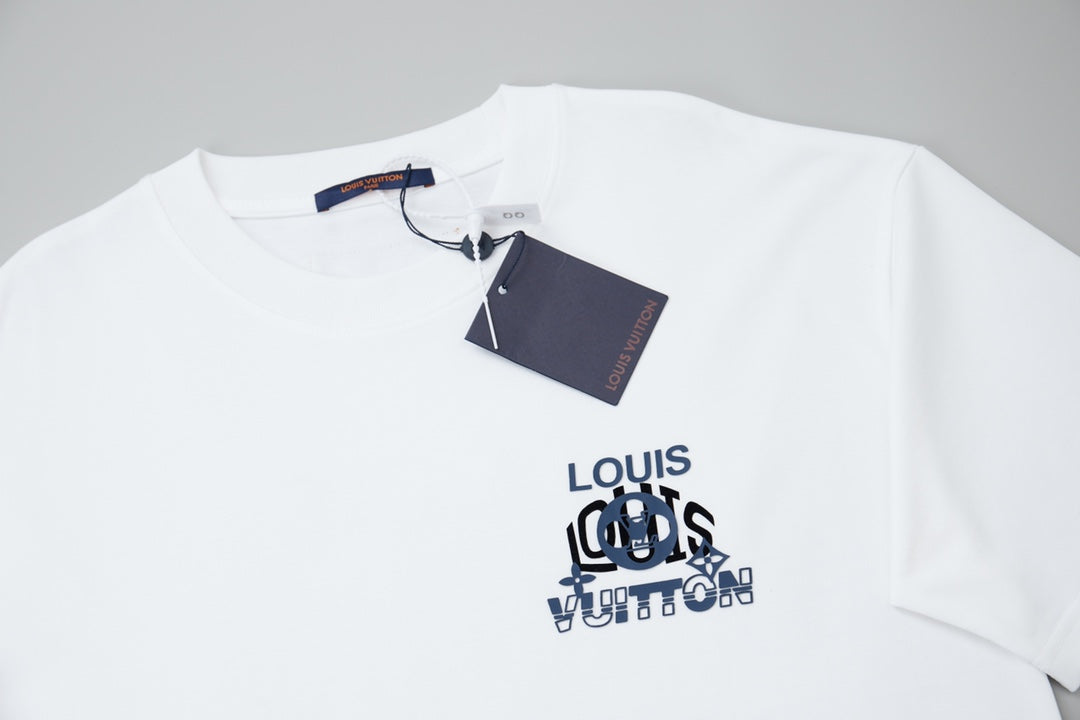 260106 New high-quality three-dimensional thick plate letter T-shirt
